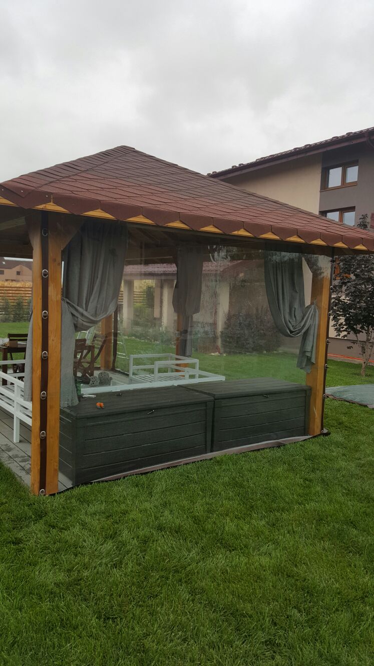 Rulouri transparente cu capse si bride Bucuresti
