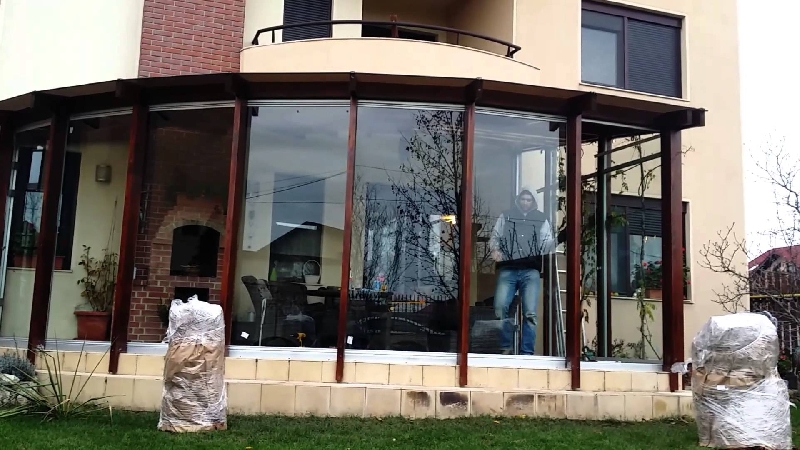 Inchideri terase cu geam glisant