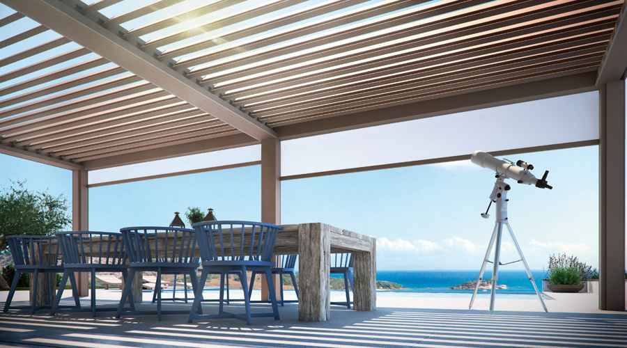 Pergola retractabila bioclimatica