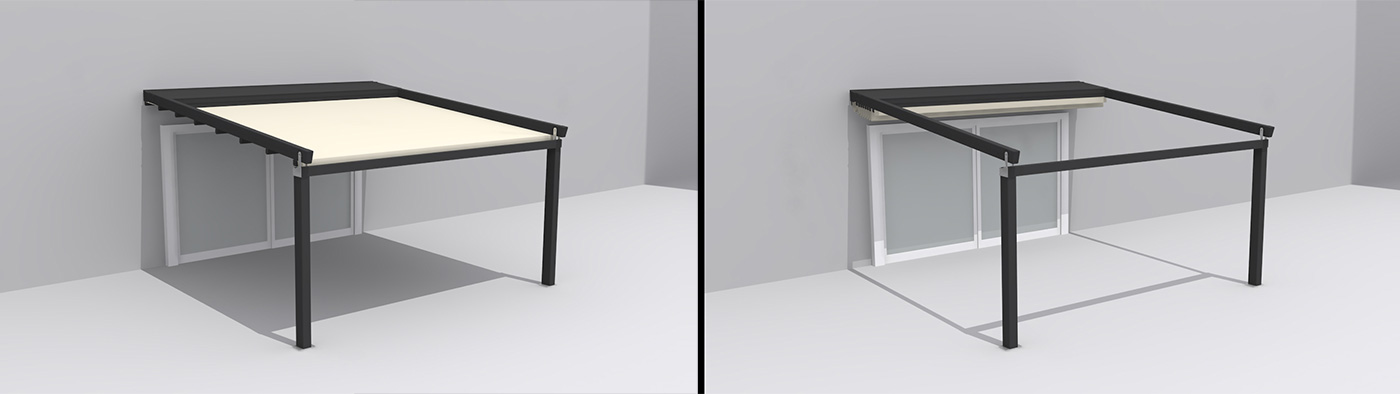Pergola mobila pentru terasa