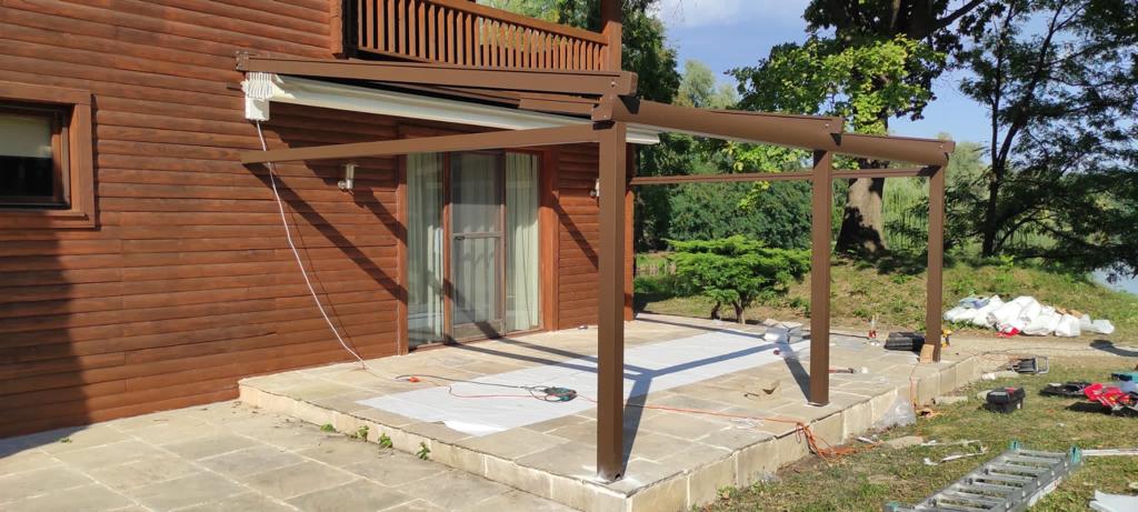 Pergola retractabila aluminiu