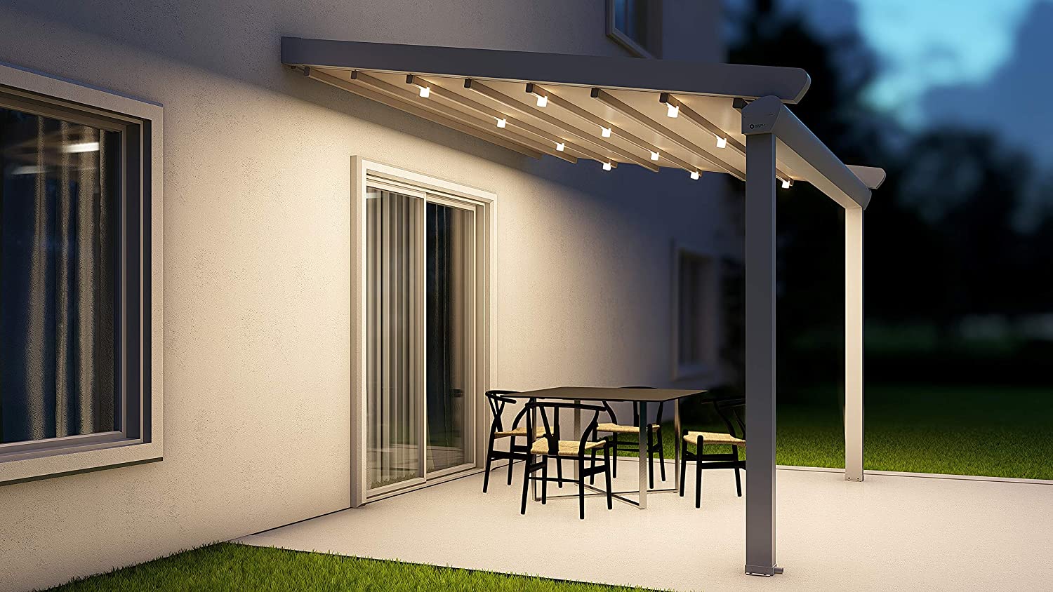 Pergole retractabile terase