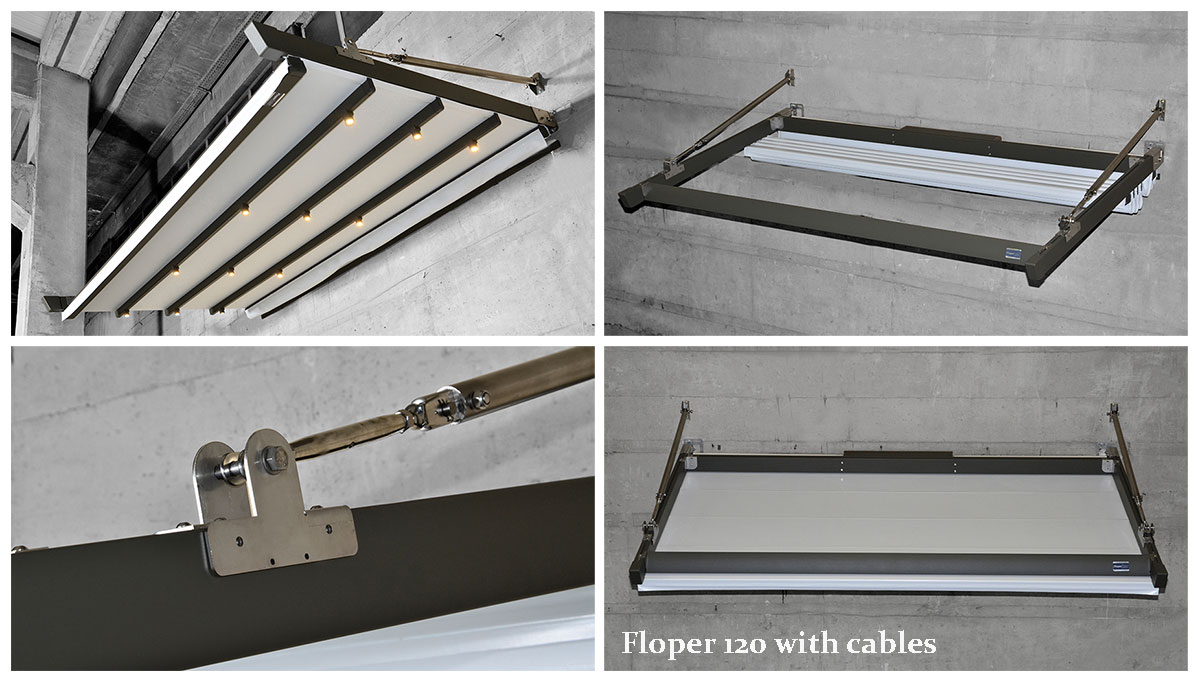 Pergola Floper 120 with cables