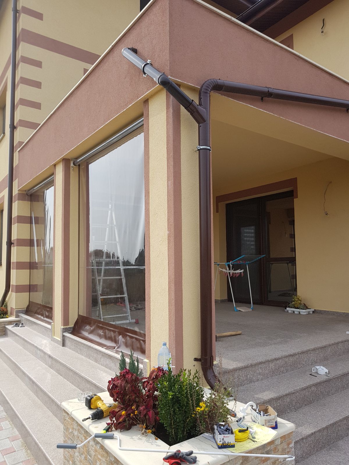 rulouri transparente balcon