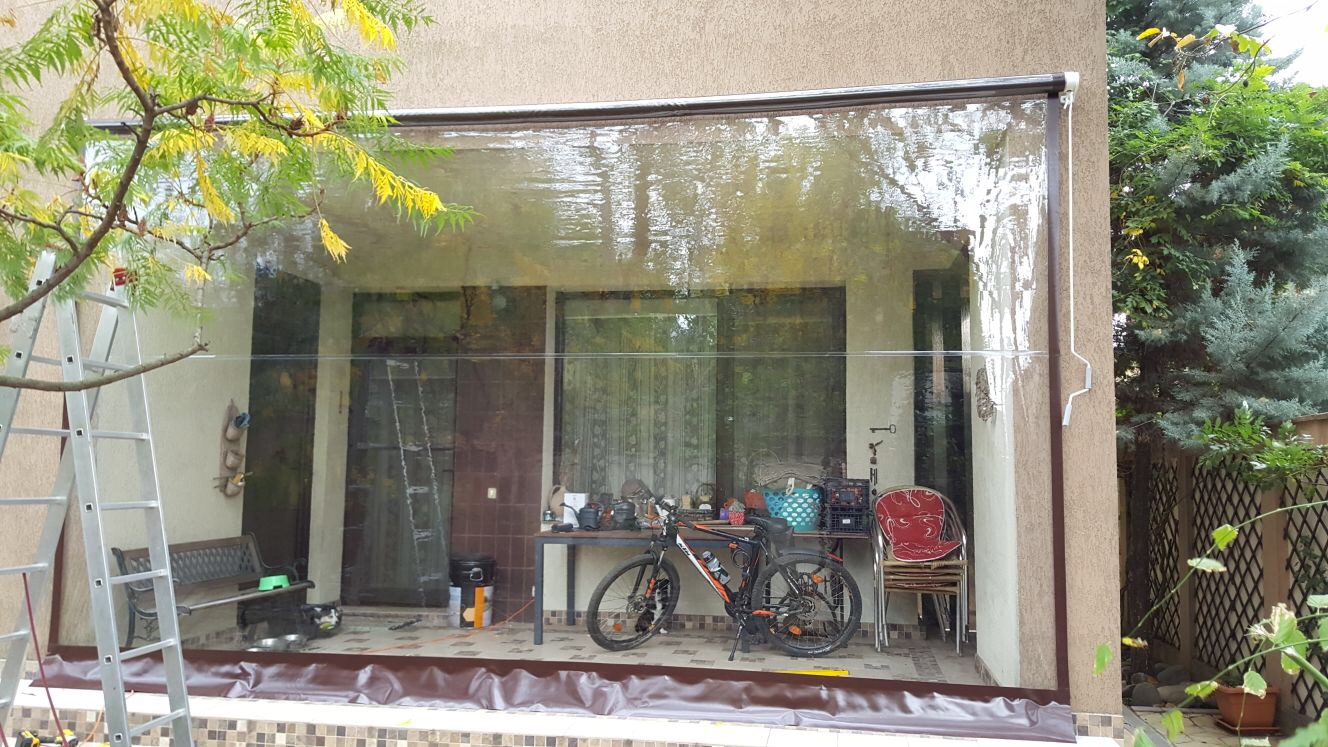 Rulou transparent terasa