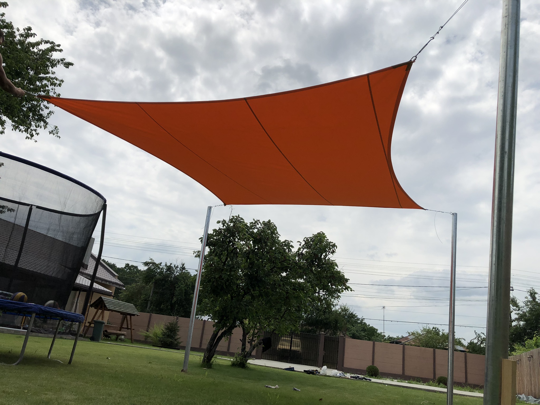 Sistem de umbrire arhitectural terasa casa