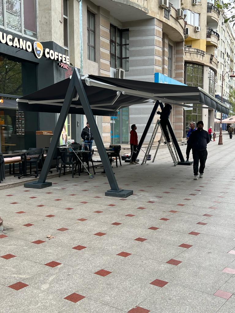 copertine terasa cafenea