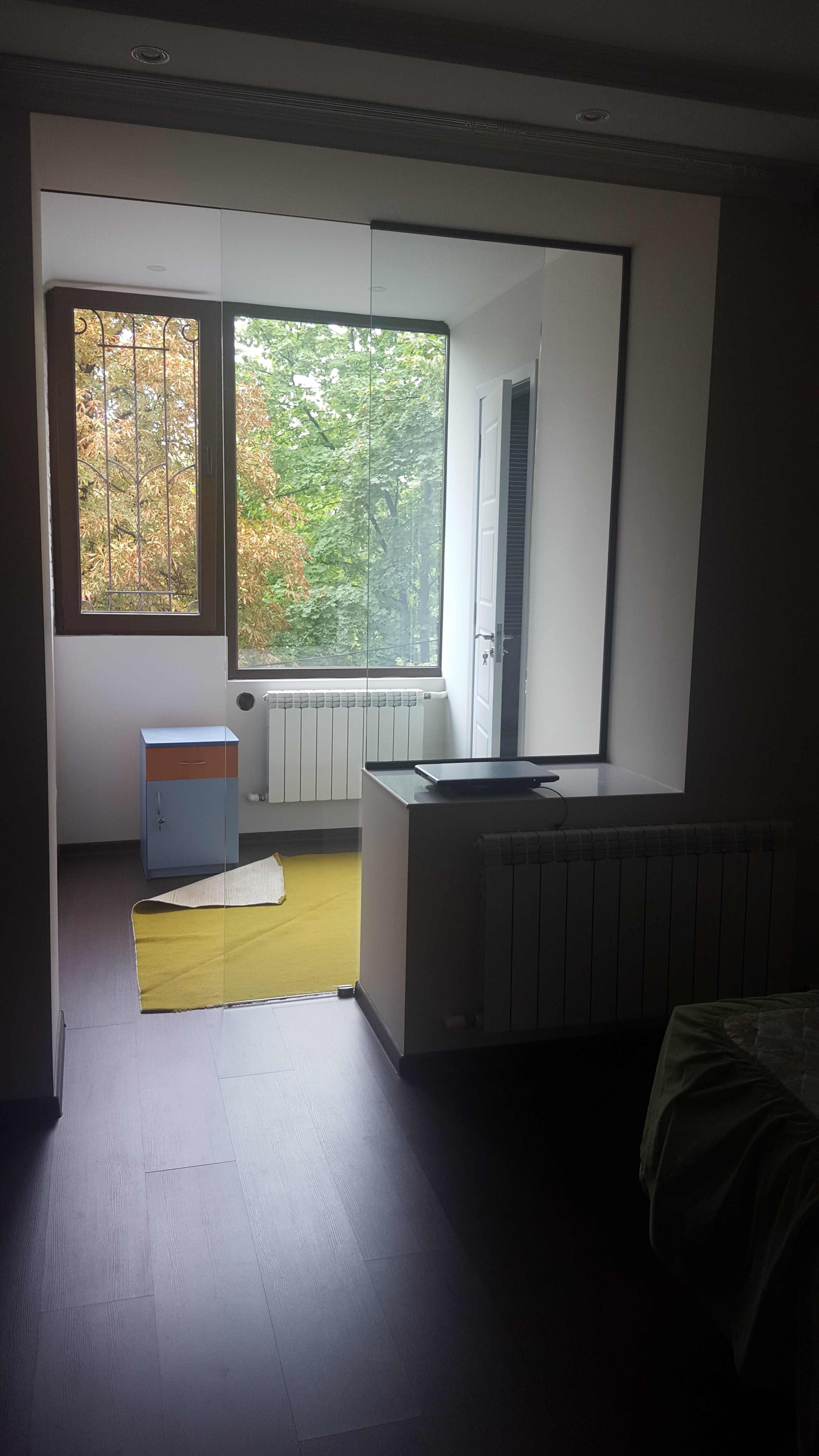 Usa glisanta sticla balcon