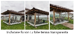 Inchidere foisor cu rulouri transparente