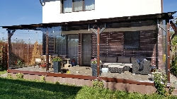 Inchideri terase cu folie transparenta