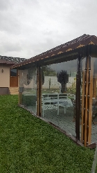 Rulouri exterioare transparente pentru foisor