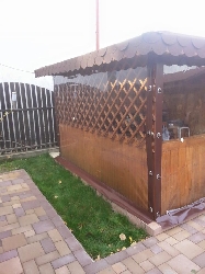 Inchideri terase cu capse si butoni rotativi