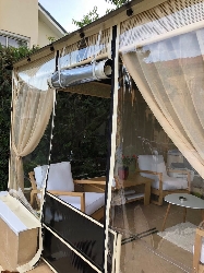 Inchidere foisor cu pereti antivant transparenti