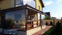 Inchideri terase folie PVC transparenta