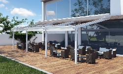 Pergola metalica retractabila