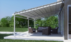 pergola retractabila aluminiu pentru gradina