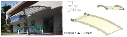 Pergola Floper 120 Curved